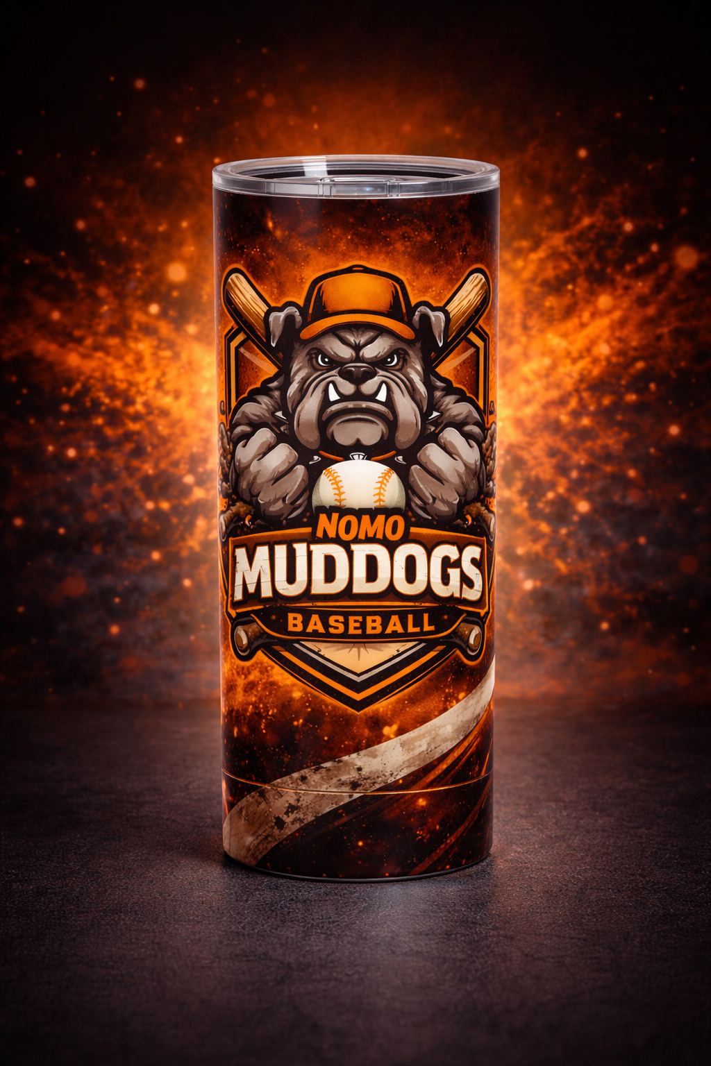 20 oz Muddogs Baseball Tumbler