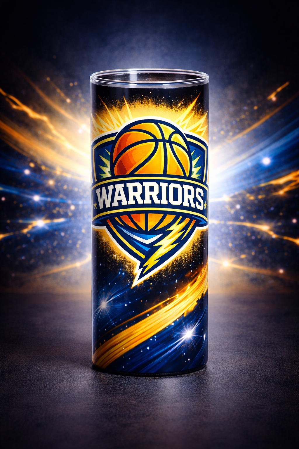 20 oz Warriors Basketball Tumbler